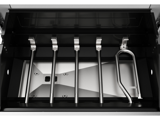 GRĂTAR PE GAZ YAO 5+1, 19KW, OȚEL INOXD.