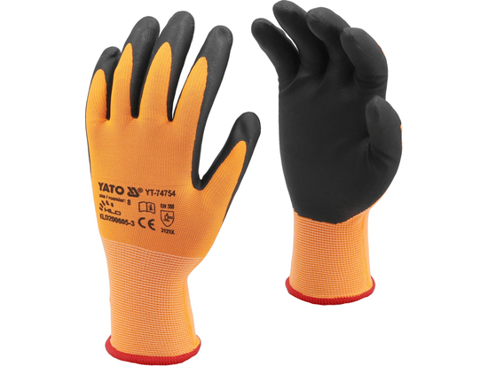 MĂNUȘI PROTECȚIE NYLON+NITRIL, 8