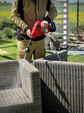 PISTOL DE SPĂLAT 18V, FUNCȚIE DE ASPIRARE A APEI, FĂRĂ ACUMULATOR