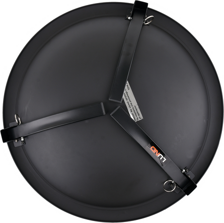 VATRĂ DE OȚEL CU PICIOARE RABATABILE, 56X39CM