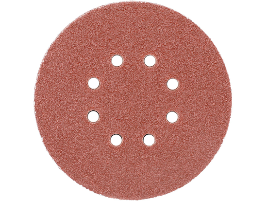 SET 50 DISCURI ABRAZIVE VELCRO, 150MM, 8 GĂURI, P40