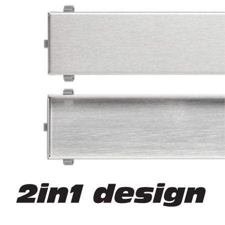 RIGOLĂ DUȘ ''ROTARY'', 50CM, SIFON ROTATIV, WET&DRY