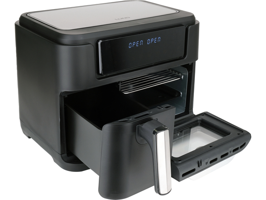 FRITEUZĂ AER CALD 2400W 3.5L+7.5L NEGRU