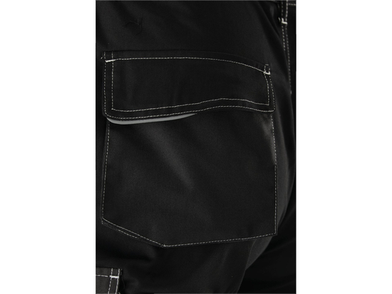 PANTALONI DE LUCRU CU ELASTAN, BENZI REFLECTORIZANTE, 2XL
