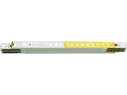 METRU TÂMPLĂRIE LEMN 1M, ALB-GALBEN