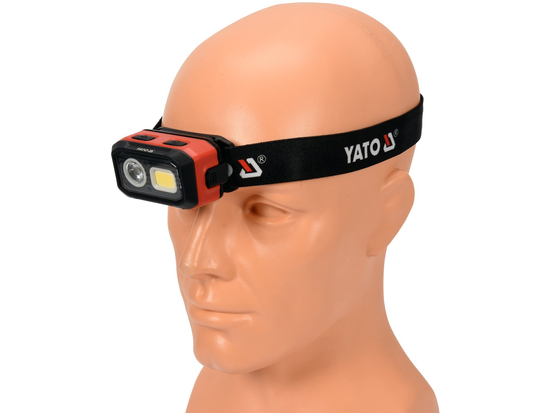 LAMPĂ FRONTALĂ CU SENZOR DE MIȘCARE, 500LM