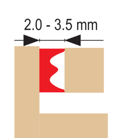 BANDĂ ETANȘARE FERESTRE ȘI UȘI, ALB, 150M
