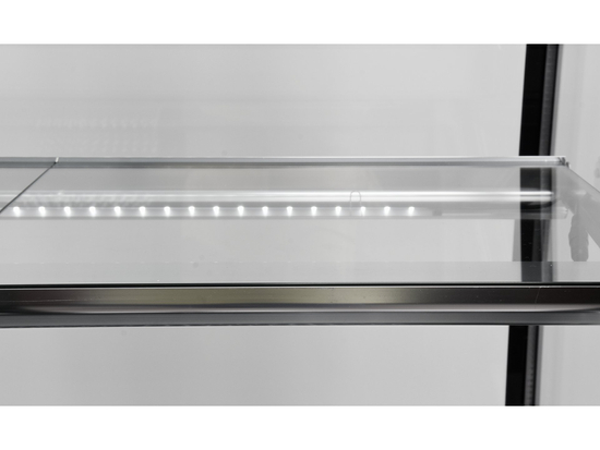 VITRINĂ FIRGORIFICĂ CU REFRIGERARE 500L - NEGRU