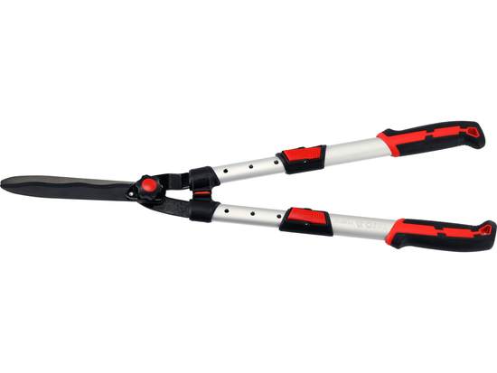 FOARFECĂ TELESCOPICĂ PENTRU GARD VIU CU LAMĂ ONDULATĂ, MÂNER ALUMINIU