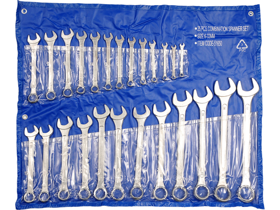 SET 25 CHEI COMBINATE 6-32MM