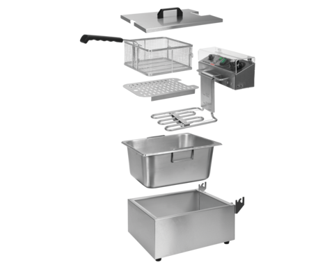 FRITEUZĂ DUBLĂ 2X8L, 2X3.3KW