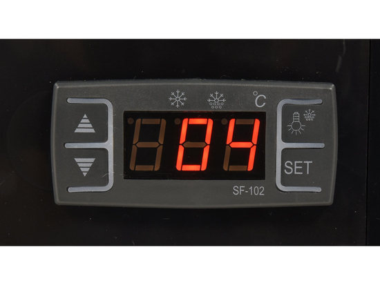 VITRINĂ FIRGORIFICĂ DE PREZENTARE, 100L 68X45X67CM - NEGRU