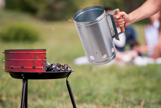 COȘ PENTRU APRINDEREA CĂRBUNELUI DE GRĂTAR