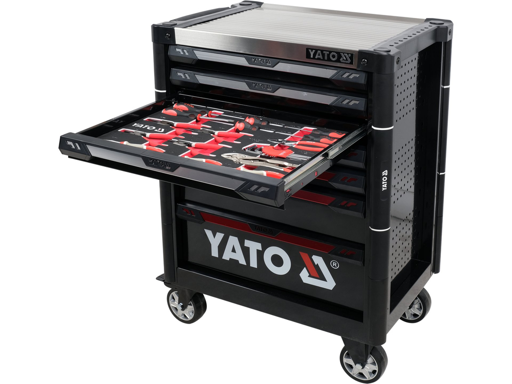 Catlog セット Dulap cu scule profesional 6 sertare echipat complet cu 177 piese