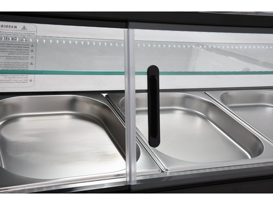 VITRINĂ FIRGORIFICĂ 5X1/2GN, 175X39X37CM