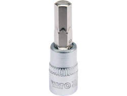 BIT HEXAGONAL 6 , CU ADAPTOR 1/4'', 37MM