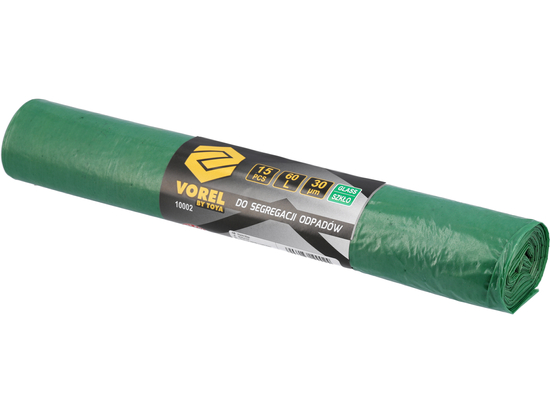 SET 15 SACI PENTRU DEȘEURI DIN STICLĂ 60L 30ꙠM