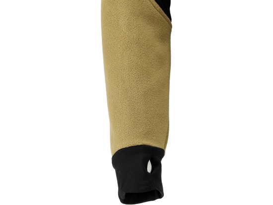 JACHETA FLEECE CU GLUGA SARNA KAKI 3XL