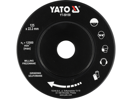 DISC RASPEL PENTRU LEMN 125MM