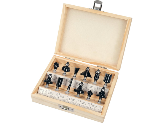 SET DE FREZE PT. LEMN 12 BUC