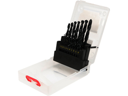 SET BURGHIE METAL HSS, 19 BUC, 1-10MM
