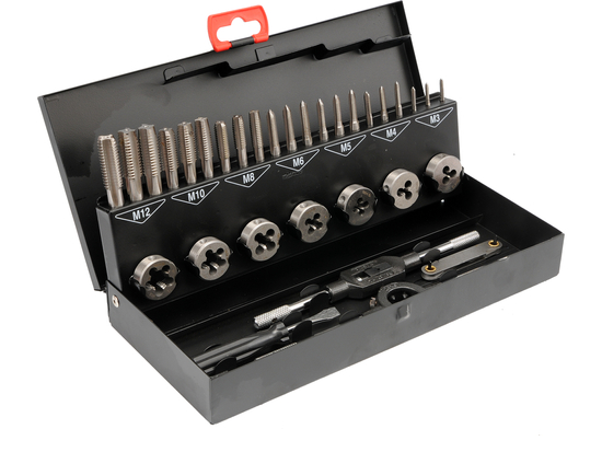 SET TAROZI ȘI FILIERE 32 BUC, M3-12, HSS