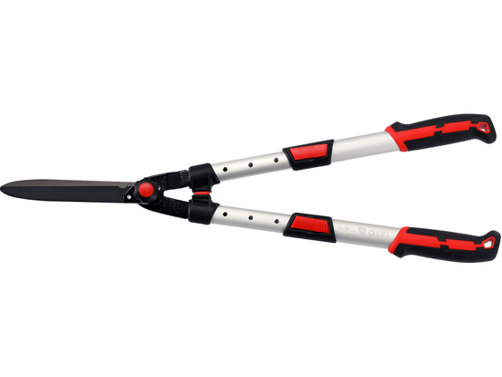 FOARFECĂ TELESCOPICĂ PENTRU GARD VIU CU LAMĂ DREAPTĂ, MÂNER ALUMINIU