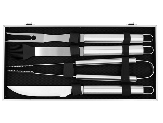 SET GRĂTAR 7 PIESE, SERVIETĂ OȚEL INOXI.