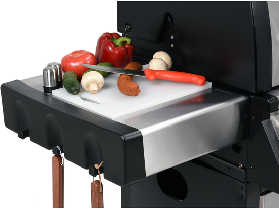 GRĂTAR PE GAZ YOKATE 4+1, OȚEL INOXIDABIL, 17,5KW