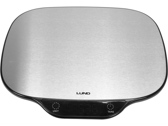 CÂNTAR DE BUCĂTĂRIE, OȚEL INOXIDABIL, 27X25X1.8CM