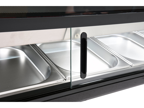 VITRINĂ FIRGORIFICĂ 5X1/2GN, 180X42.6X29.6CM