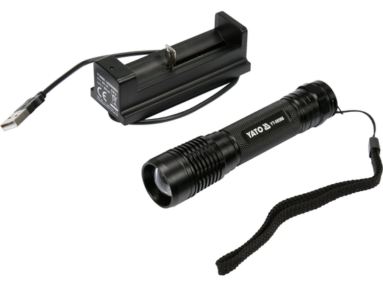 LANTERNĂ CU ACUMULATOR, 500LM, 2200MAH, USB