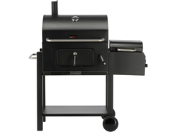 GRĂTAR CU CĂRBUNI, CU AFUMĂTOARE