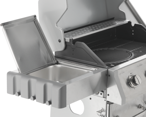 GRĂTAR PE GAZ ITAMI 3+1 ARZĂTOARE, 11.5KW, CAPAC CU GEAM