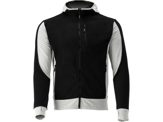 JACHETA FLEECE CU GLUGA SARNA NEAGRU XL