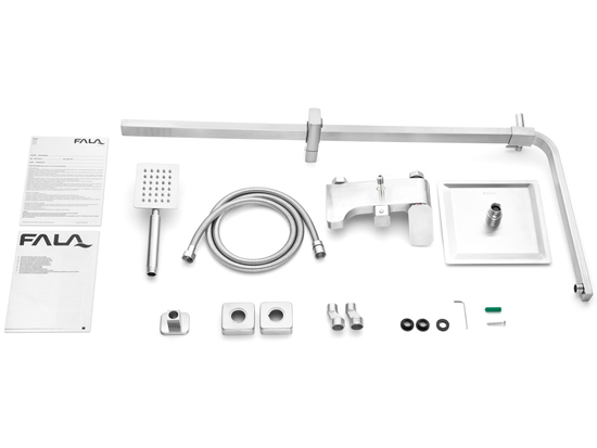 COLOANĂ DUȘ, OȚEL INOXIDABIL, "STEELY" 4
