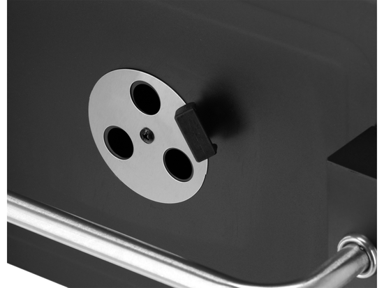 GRĂTAR CU CĂRBUNI, CU AFUMĂTOARE