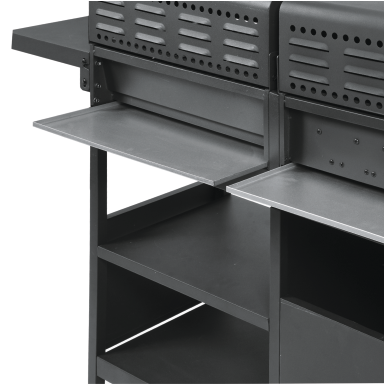 GRĂTAR 2-ÎN-1, GAZ + CĂRBUNI TORNE , 8,6 KW