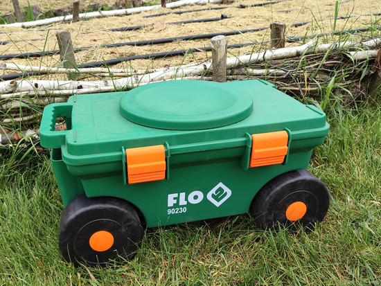 CUTIE DEPOZITARE PT GRADINĂ, PE ROȚI