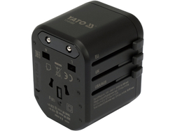 ADAPTOR UNIVERSAL DE CĂLĂTORIE, 1 PORT USB + 1 PORT USB-C