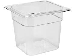 CONTAINER CATERING PLASTIC, GN1/6, 150MM