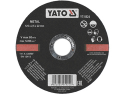 DISC TĂIAT METAL 125X2.5X22MM