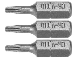 SET 3 BIȚI TORX 1/4'' T10X25MM