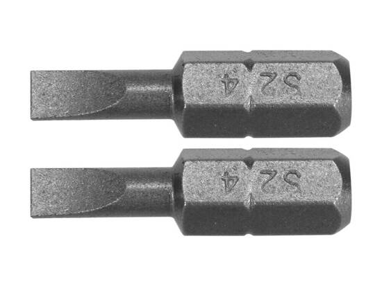 BIȚI 1/4''X25MM, 4MM, 2 BUC