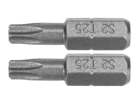 BIȚI 1/4''X25MM TORX T25, 2 BUC