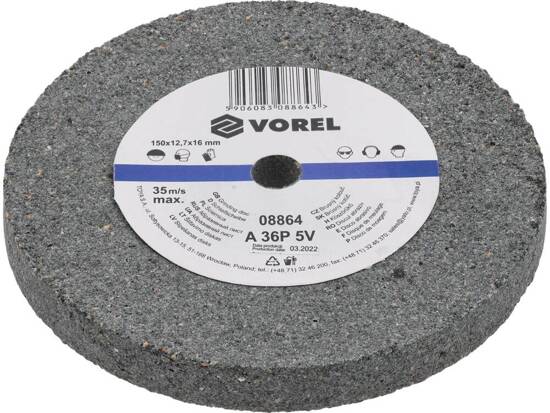 DISC ABRAZIV PENTRU POLIZOR DE BANC 150X12.7X17MM