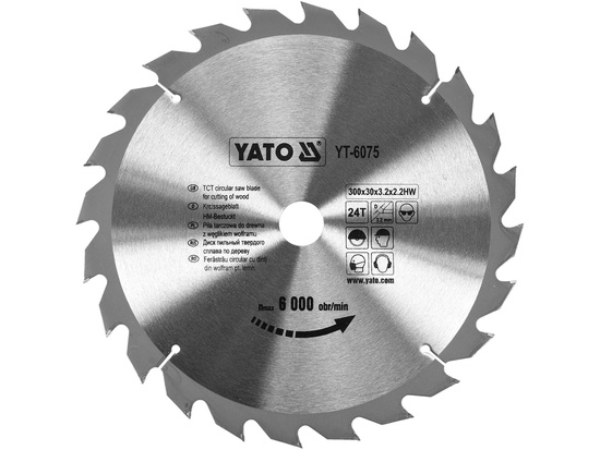 DISC FIERĂSTRĂU CIRCULAR PENTRU LEMN 300X24X30MM