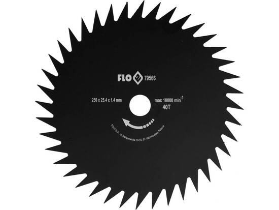 DISC PENTRU MOTOCOASĂ 250MM / 25,4MM