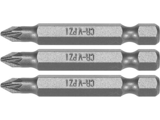 SET 3 BIȚI 1/4'' PZ1X50MM