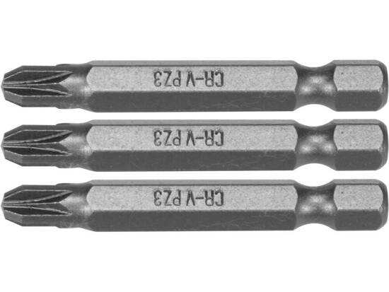 SET 3 BIȚI 1/4'' PZ3X50MM